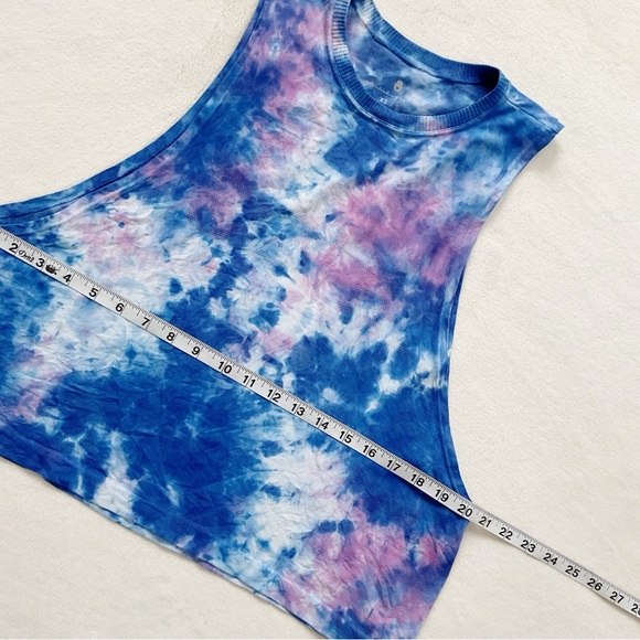 Spiritual Gangster x SoulCycle Tie Dye Seamless Crop Tank XS/S - Picture 9 of 10